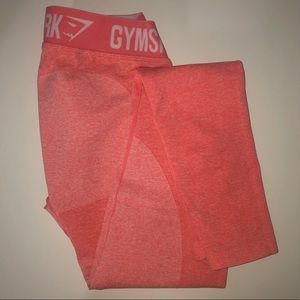 Gymshark Flex Leggings Coral Marl size small
